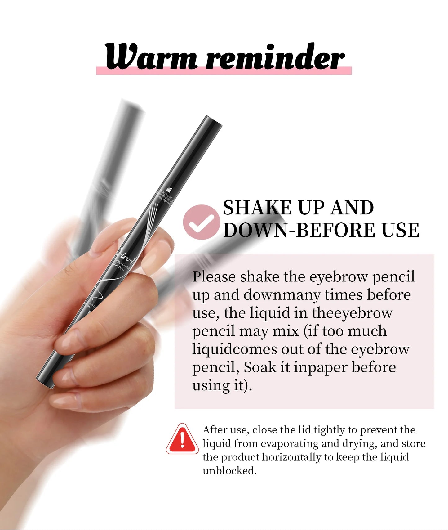 4D Brow Pen~ Natural, microbladed brows and sharp liner in seconds.