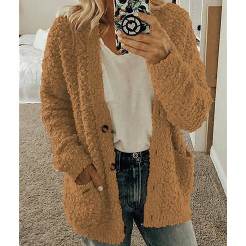 Casual Velvet Jacket ~ Cloud-soft warmth you’ll want to live in.