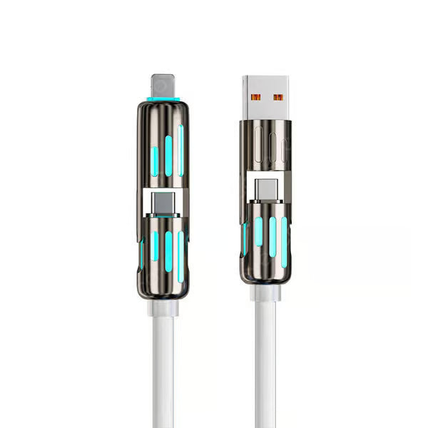 4-in-1 Charging Cable ~ Power all your devices with a single cord.