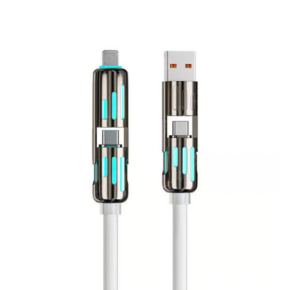 4-in-1 Charging Cable ~ Power all your devices with a single cord.