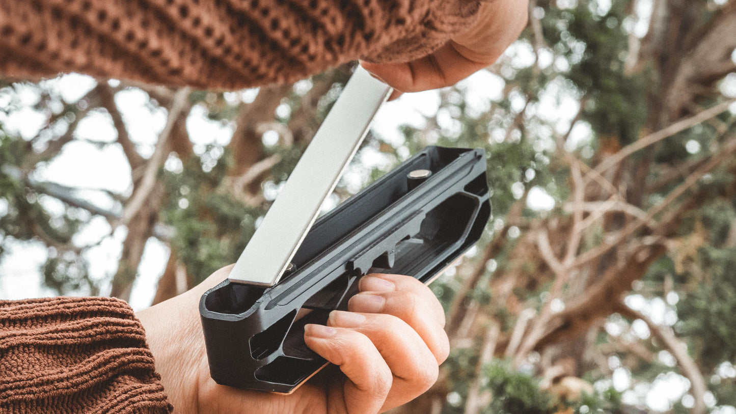 Venture Precision Knife Sharpener ~ Turn butter knives into steak assassins in minutes.