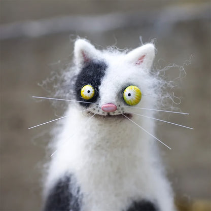 “What Did I Just See?” Eyes Plush Cat ~ The internet’s favorite weird cat.