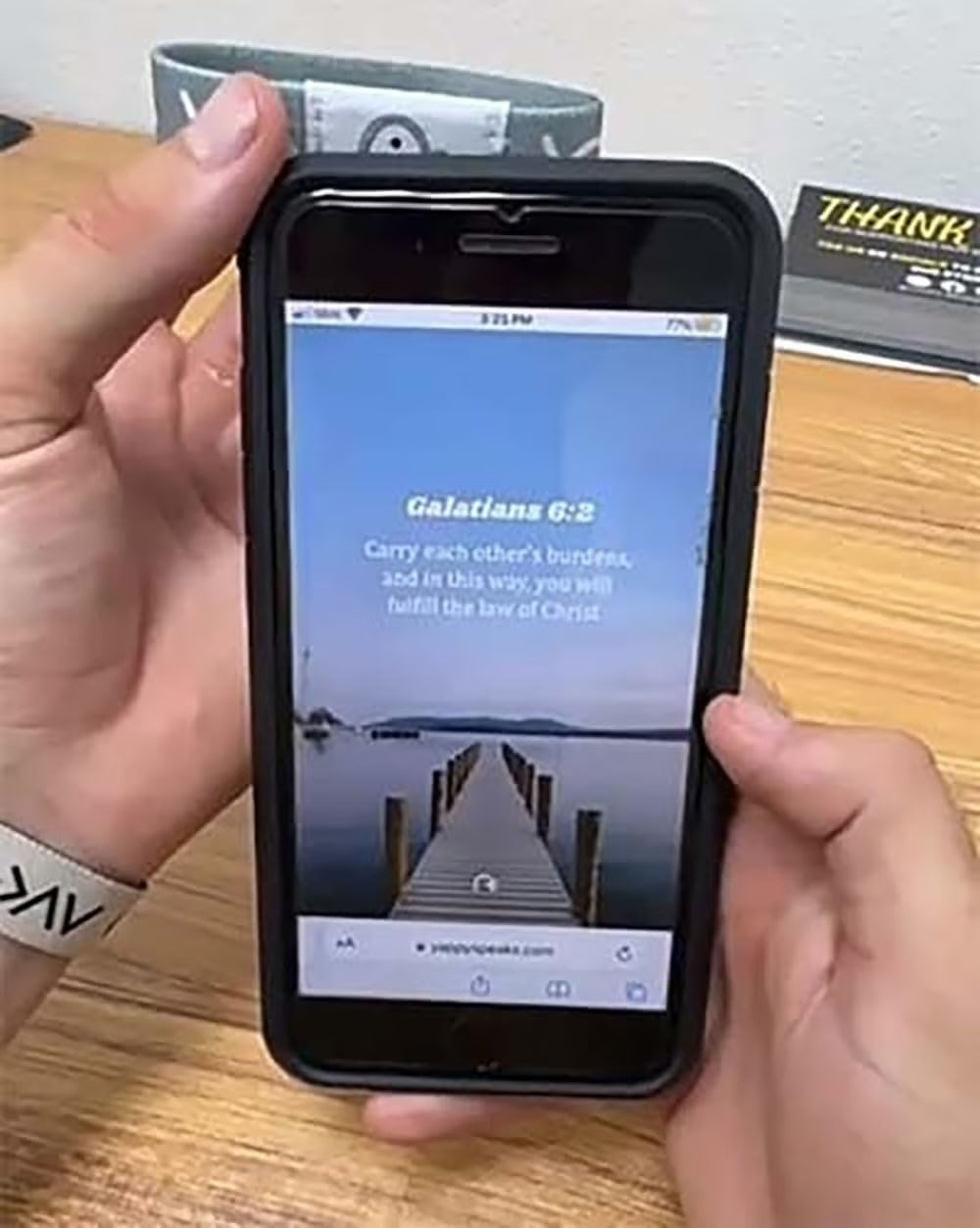 NFC Scripture Bracelet ~ Daily inspiration at your fingertips-