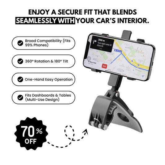 Multifunctional Car Dashboard Phone Holder ~ The Last Phone Mount You’ll Ever Need.
