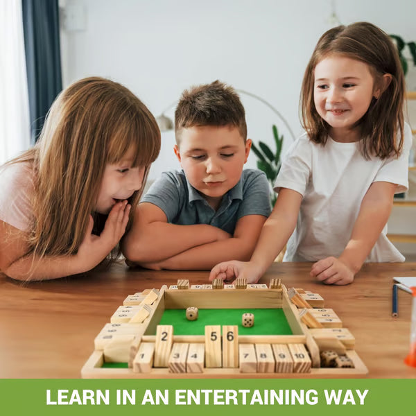 Shut The Box Board Game ~ Old-school bar classic turned family favorite.
