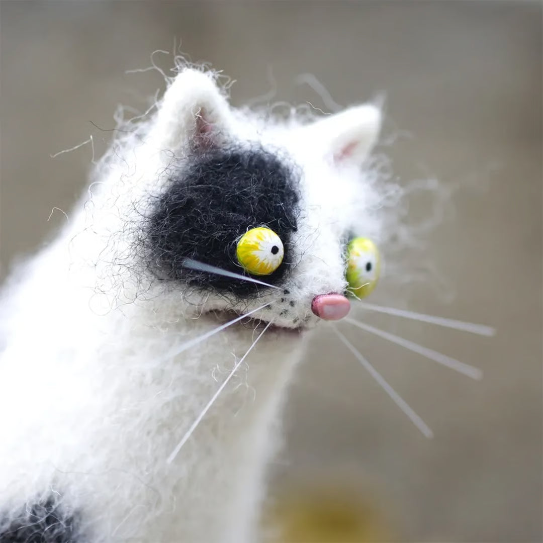 “What Did I Just See?” Eyes Plush Cat ~ The internet’s favorite weird cat.