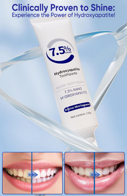 Hydroxyapatite Toothpaste ~ Strengthen enamel and fight sensitivity naturally.