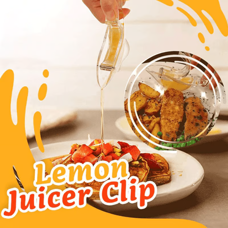 Acrylic Lemon Squeezer ~ Fresh Juice in Seconds, No Mess, No Seeds-