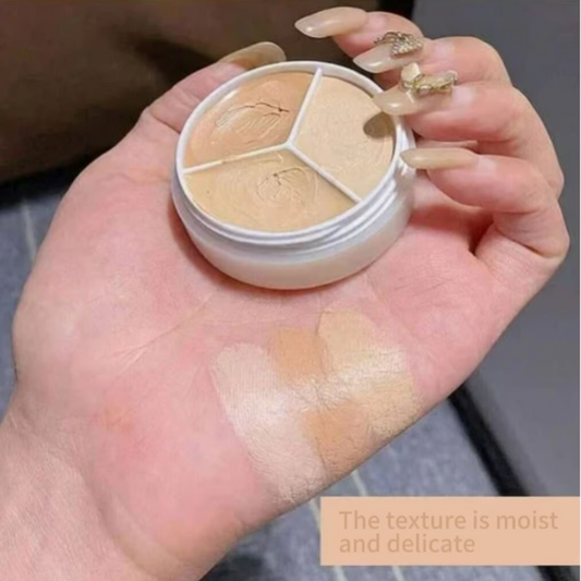 Tri-color Concealer ~ Brighten, conceal & contour with one easy palette.