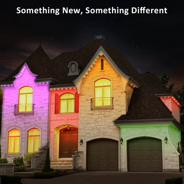 Rainbow LED Outdoor Light ~ Turn every night into a neighborhood festival.
