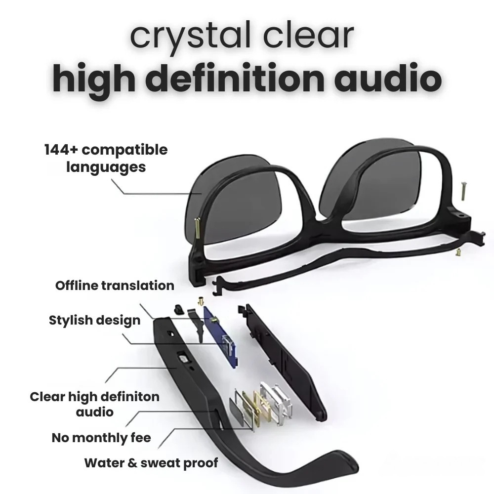 AI Translator Smart Glasses ~ Real-Time Translation in Your Eyewear.