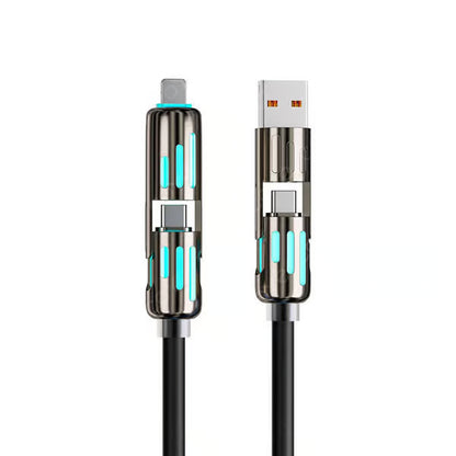 4-in-1 Charging Cable ~ Power all your devices with a single cord.