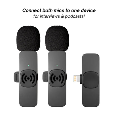 Wireless Lavalier Microphone ~ Professional sound quality, anytime, anywhere x