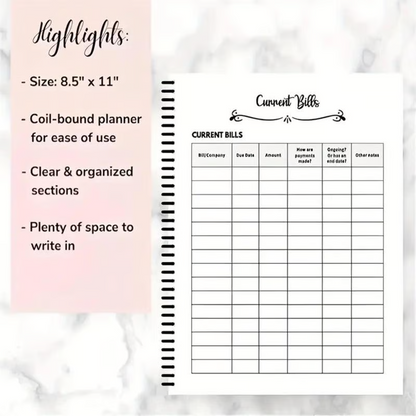 End of Life Organizer Planner ~ Because your family deserves to know