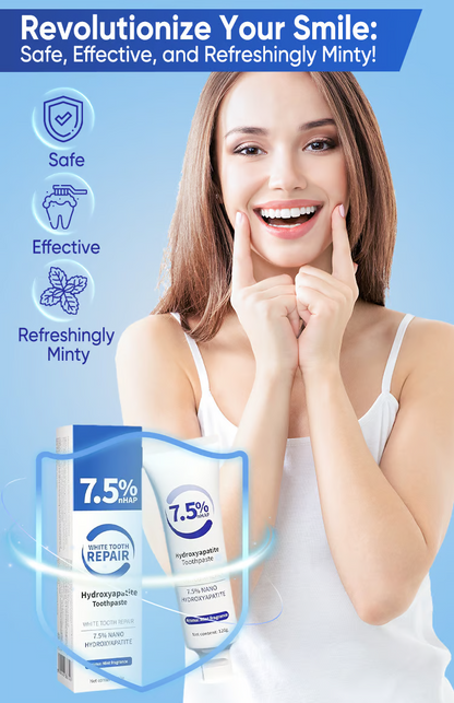 Hydroxyapatite Toothpaste ~ Strengthen enamel and fight sensitivity naturally.