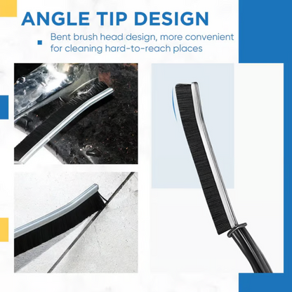 Hard-Bristled Crevice Cleaning Brush ~ Deep-clean corners and tight spaces with ease
