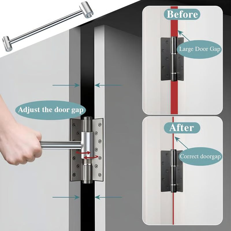 Door Hinge Adjustment Tool ~ Fix sagging and squeaky doors in seconds.