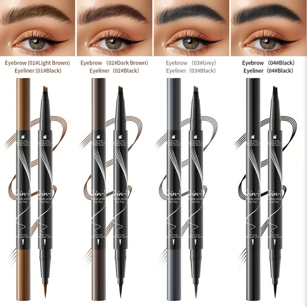 4D Brow Pen~  Natural, microbladed brows and sharp liner in seconds.