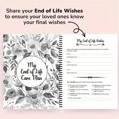 End of Life Organizer Planner ~ Because your family deserves to know