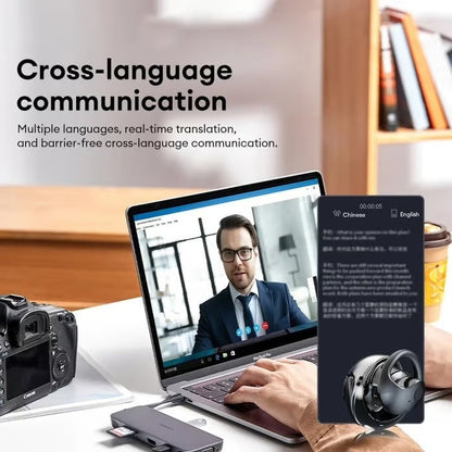 AI-Powered Bluetooth Translation Earbuds - BUY 3 GET 2 FREE