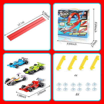 DIY Flexible Racing Track Toy ~ Build, race, and reimagine endless track adventures.