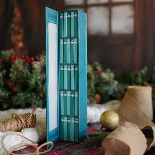 Mini Book Ornament Advent ~ Tiny books that outshine every ornament on the tree.