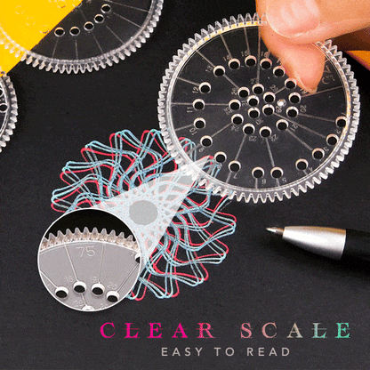 Drawing Stencil Set ~ Create mesmerizing patterns with ease