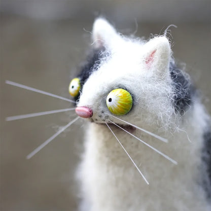 “What Did I Just See?” Eyes Plush Cat ~ The internet’s favorite weird cat.