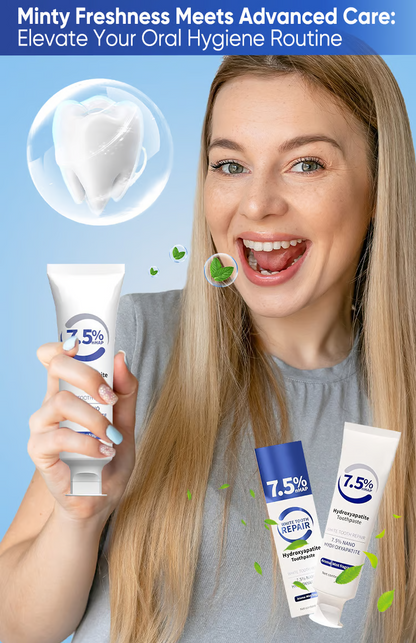 Hydroxyapatite Toothpaste ~ Strengthen enamel and fight sensitivity naturally.