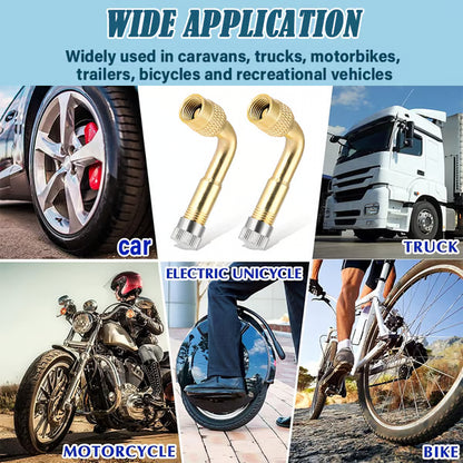 Tire Valve Extender ~ Reach hidden stems for fast, hassle-free inflations.