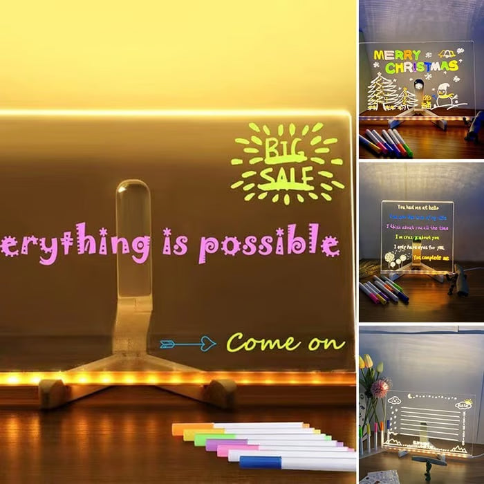 LED Message Board ~ Santa-approved creativity for kids who love to draw.