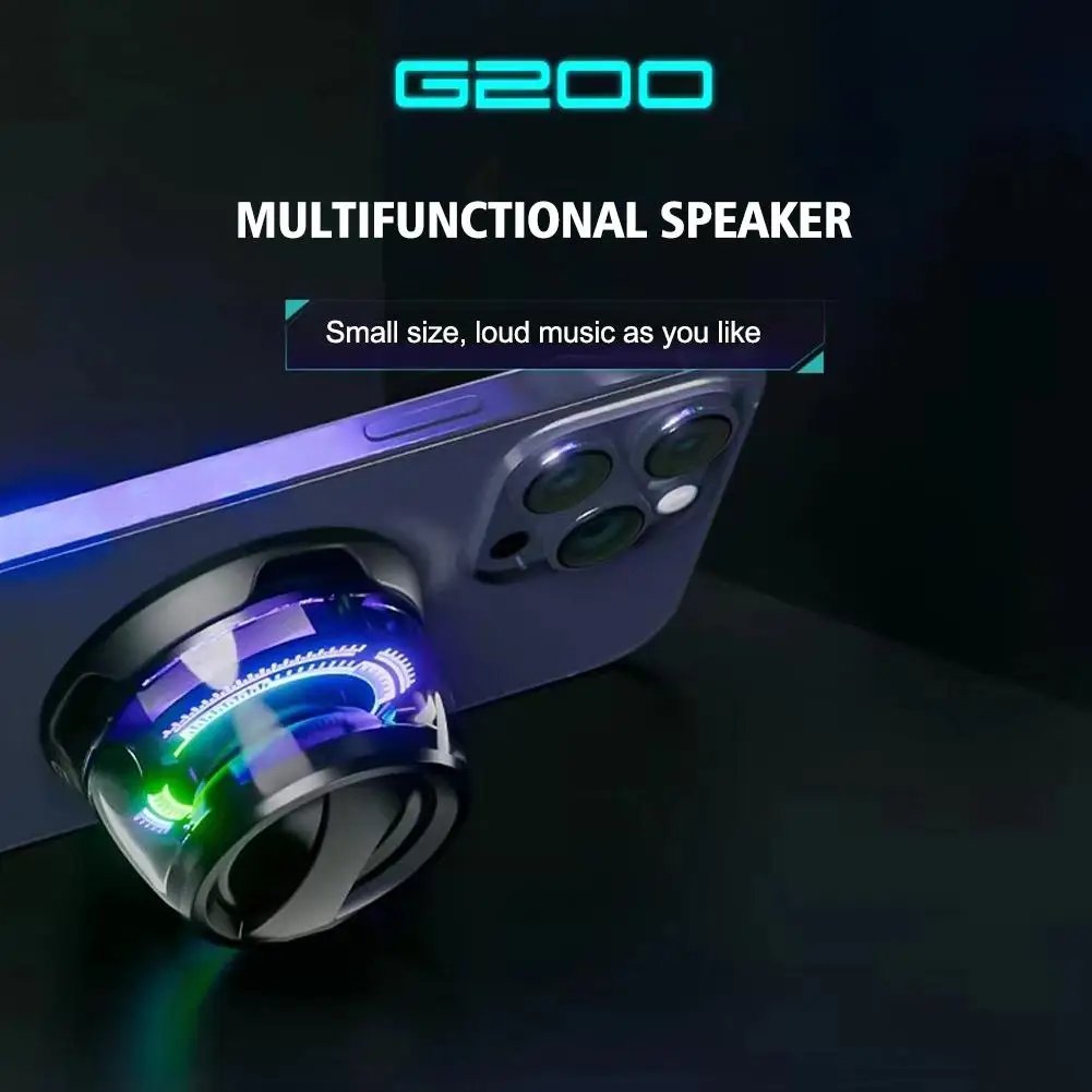 Magnetic Bluetooth Speaker ~ Crystal-clear sound on the go-