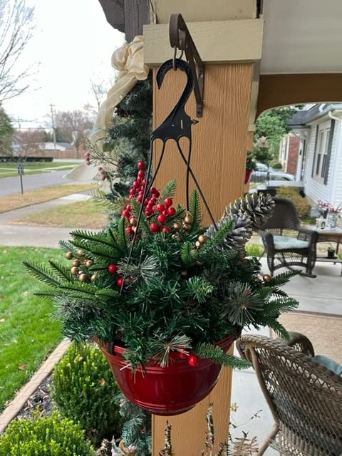 Mini Artificial Christmas Tree ▶︎ Weatherproof sparkle for entryways and patios