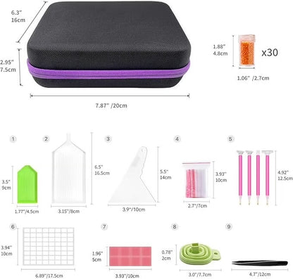 3 Piece Diamond Painting Tool Kit ~ Craft cleaner, faster, and more organized