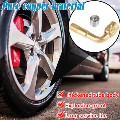 Tire Valve Extender ~ Reach hidden stems for fast, hassle-free inflations.