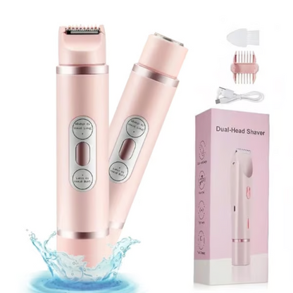 2-in-1 Women's Electric Shaver ~ Smooth, hair-free skin in minutes~