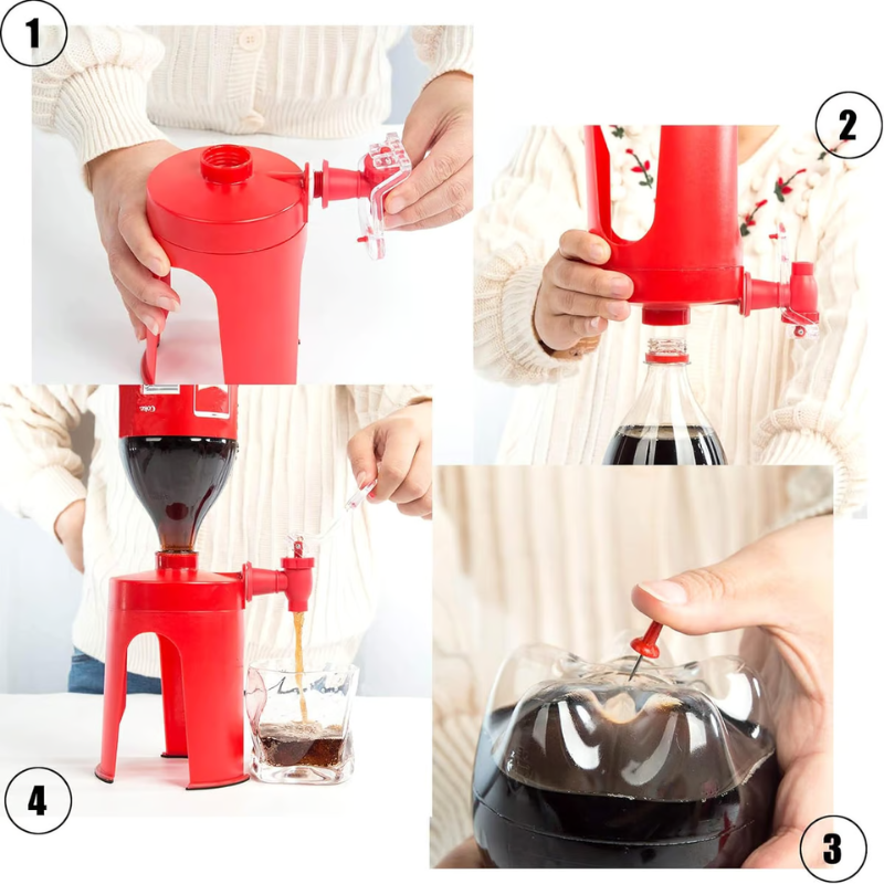 Soft Drink Dispenser ~ Mess-free soda pouring in seconds
