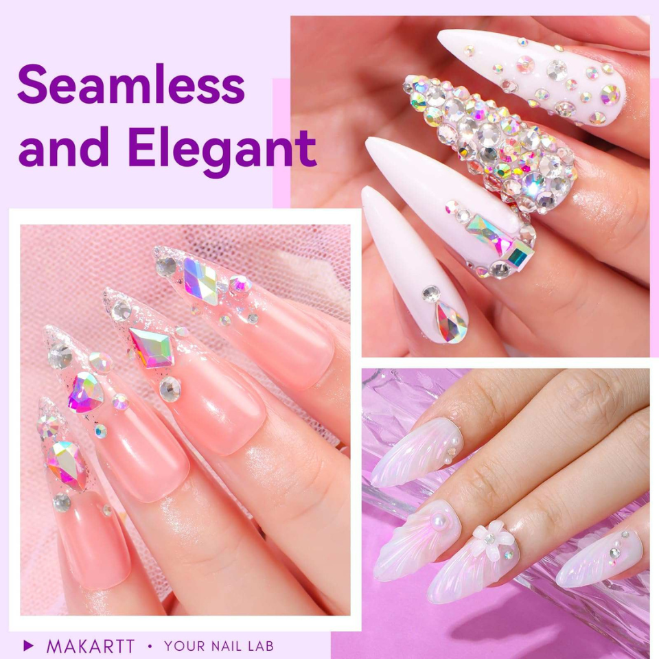 Super Strong Rhinestone Nail Glue ~ Flawless nail art that lasts for weeks