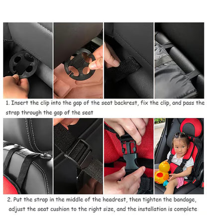 Portable Children’s Seat Belt ~ Instant 5-point protection for every ride.