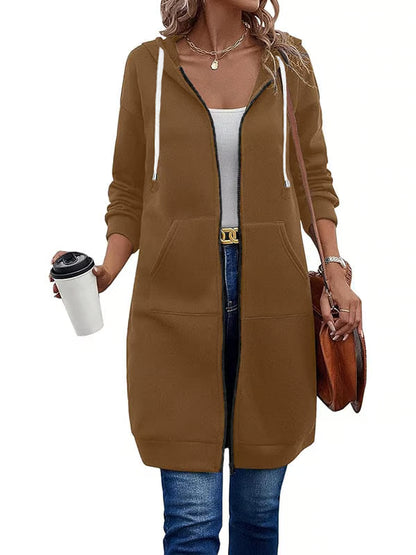 Casual Zip Up Fleece Hoodies ~ Soft warmth you’ll wear every day.
