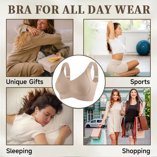 Wire Free Push Up Bra ~ Because your boobs deserve better than daily torture.