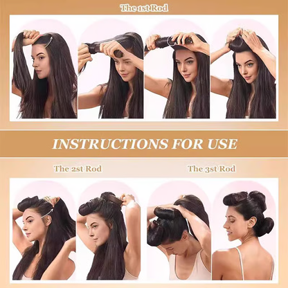 Satin Heatless Curling Set ~ Wake up to soft, damage-free curls overnight.
