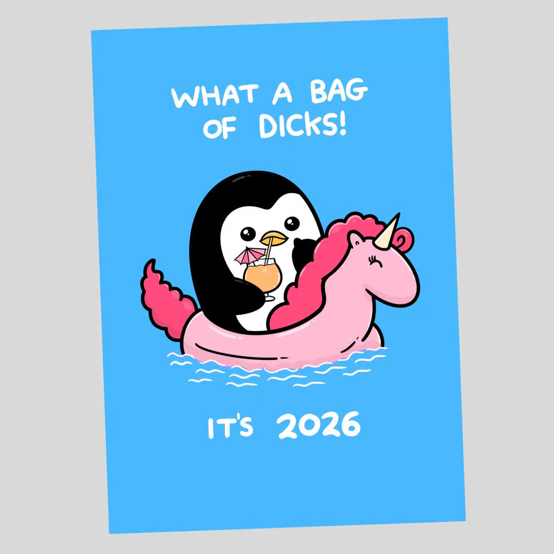 Wall Calendar 2026 ▶︎ Offensively Cute & Unapologetically Fun