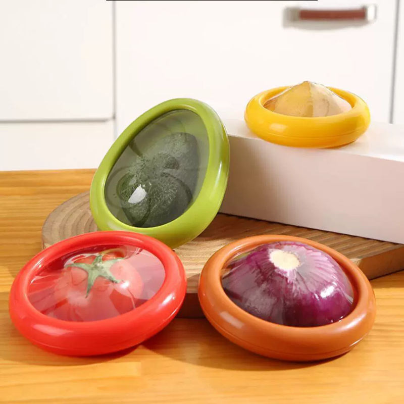 4-Piece Fruit & Veggie Storage Set ~ Keep your cut produce fresh and organized with ease