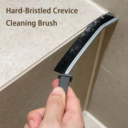 Hard-Bristled Crevice Cleaning Brush ~ Deep-clean corners and tight spaces with ease