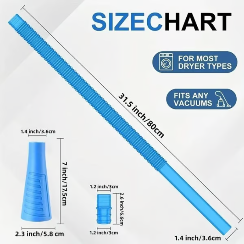 Dryer Vent Cleaning Kit ~ Remove Lint Buildup & Prevent Fire Hazards Effortlessly