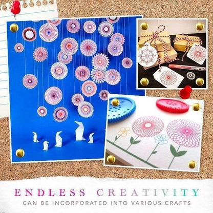Drawing Stencil Set ~ Create mesmerizing patterns with ease