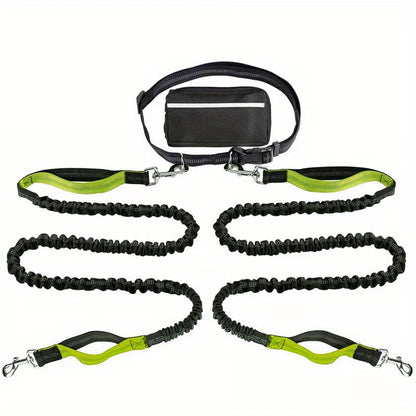 Hands Free Dog Leash ~ Built for dogs at war with squirrels.