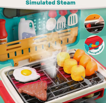 Kids BBQ Grill Toy ~ Backyard cookouts made fun for little chefs.