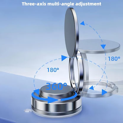 360° Adjustable Vacuum Magnetic Phone Holder ~ Rock-solid grip and perfect viewing from any angle.